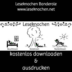 Leseknochen Banderole ausdrucken