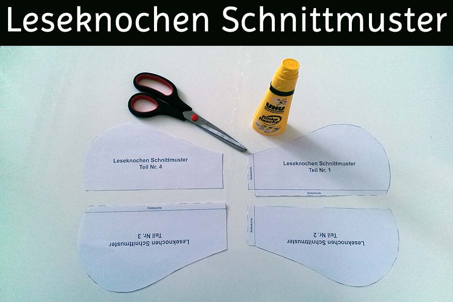 Leseknochen Schnittmuster