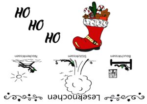 Lesenochen Banderole Nikolaus